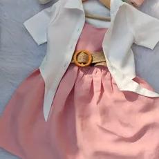 پیراهن سه تیکه دخترانه  - 